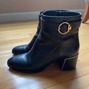Tory Burch Boots Booties Black Size 9.5